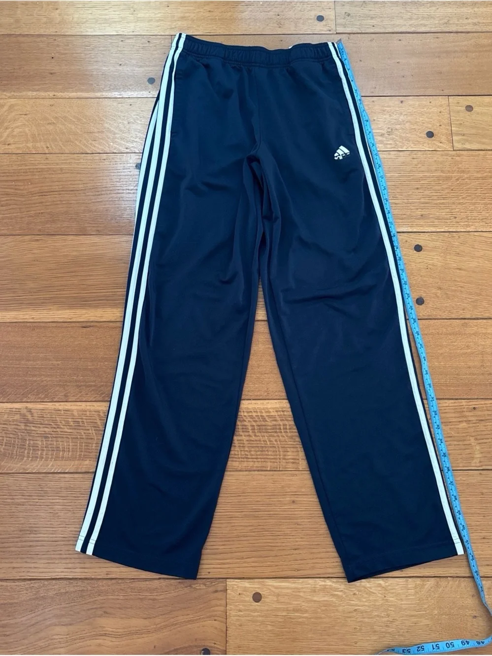 Adidas Primegreen 3-Stripes Track Pants Navy Blue Men's Size Medium Tall